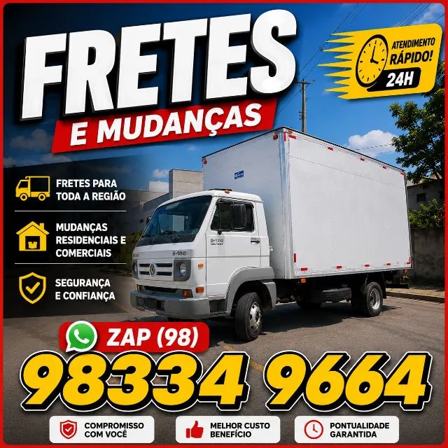 Frete e Mudanças com Atendimento Direto e Transparente - Fretes 