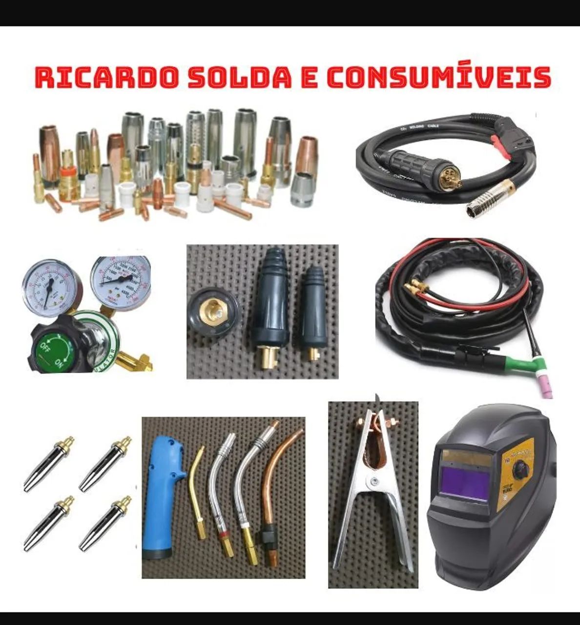 TOCHA E CONSUMÍVEIS MIG , TIG E PLASMA 