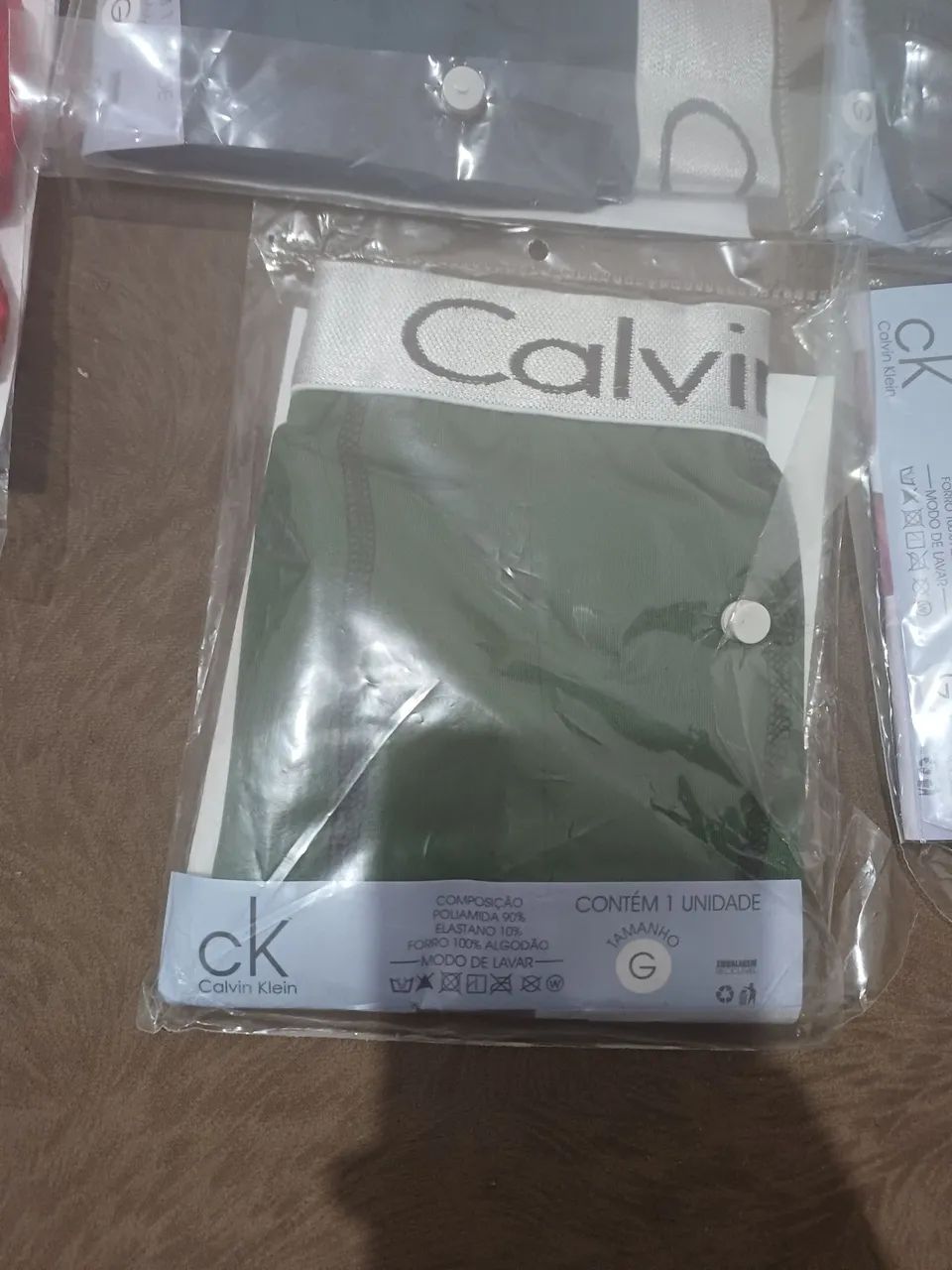 Cuecas calvin klein tamanho G