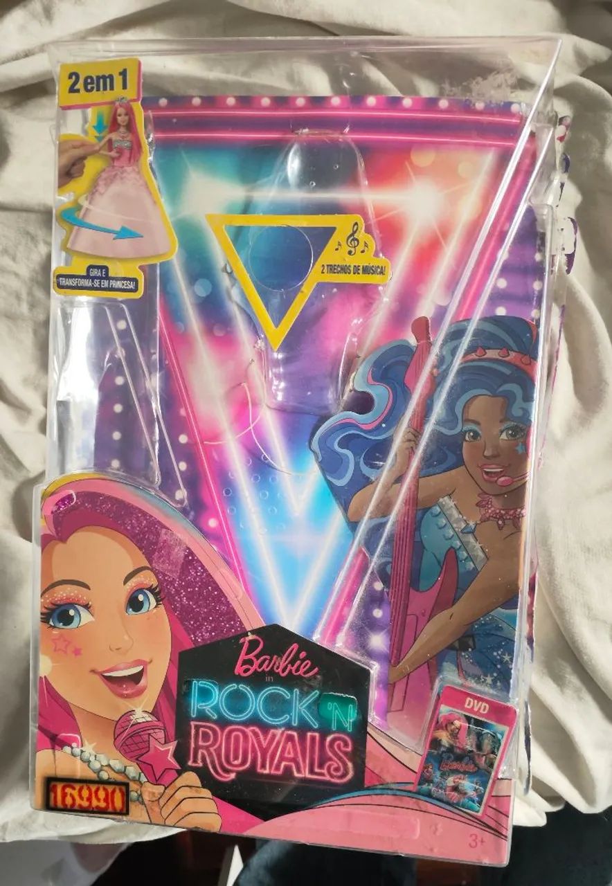 Barbie Rock in Royals com caixa e funcionando  - Foto 5