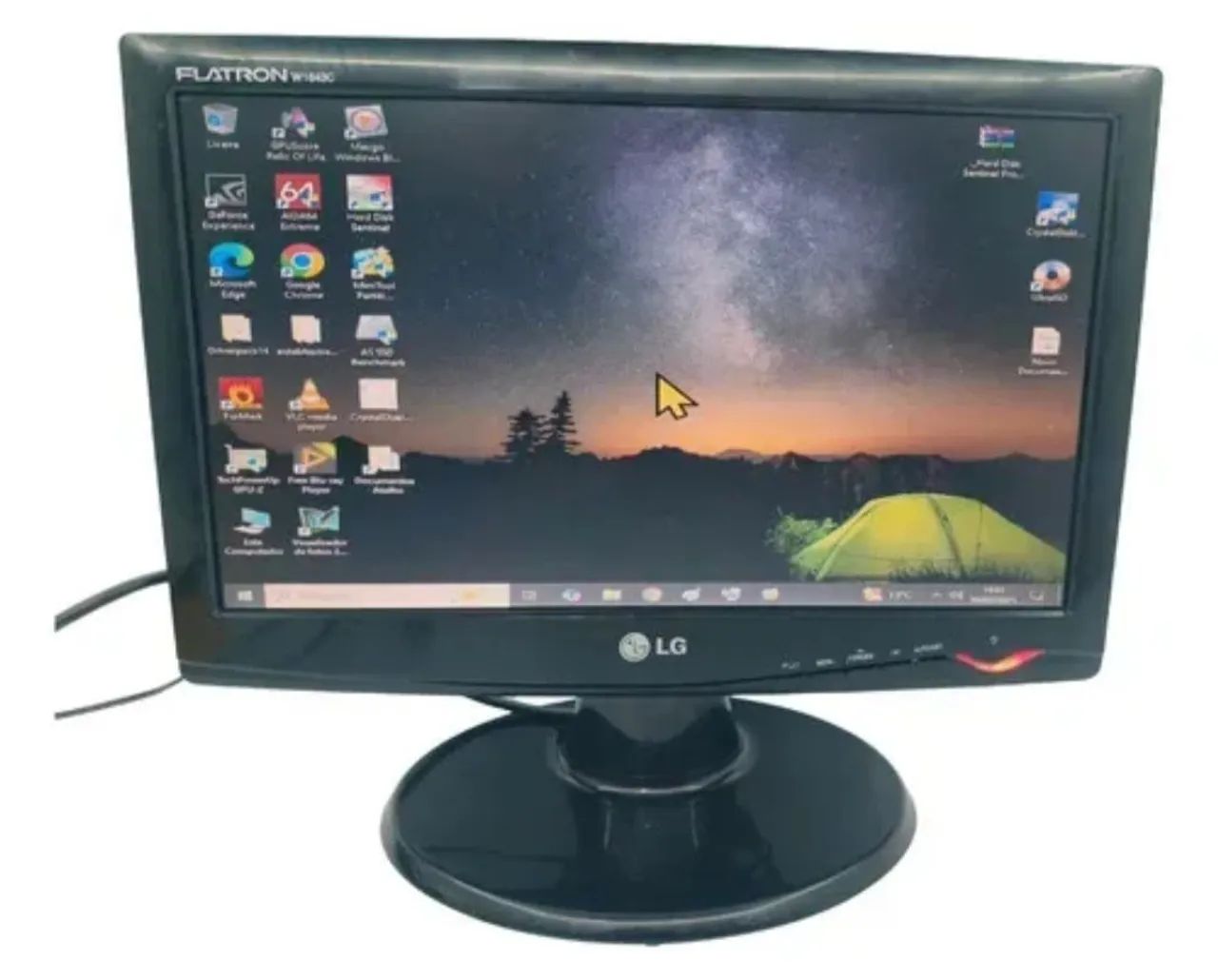 Monitor +  teclado +mouse  + Cx som - Foto 4
