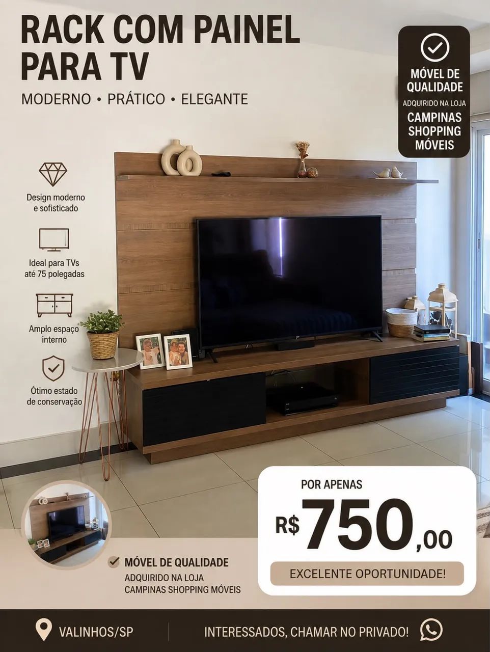 Rack e Painel de TV 