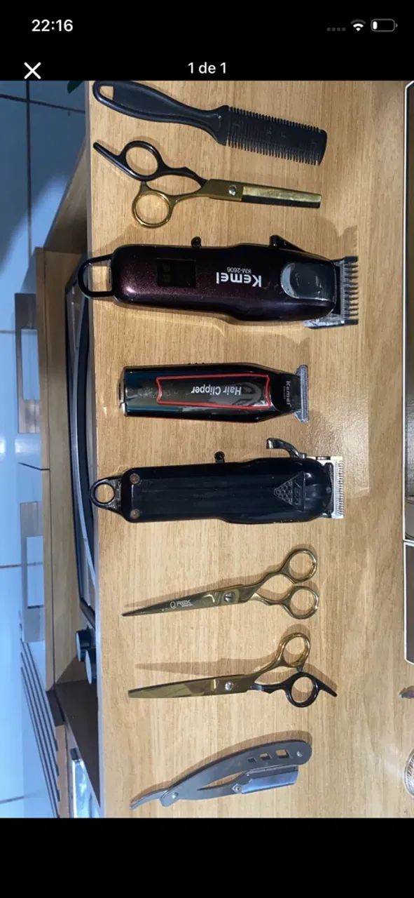 Kit barbearia 