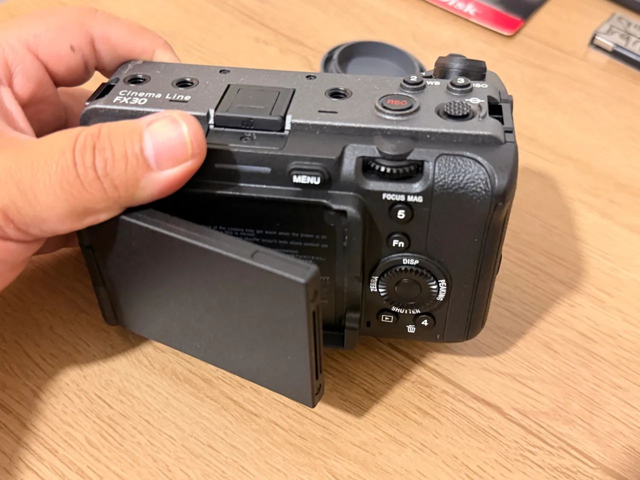 Câmera de cinema Fx30 Sony com nota e caixa - Foto 3