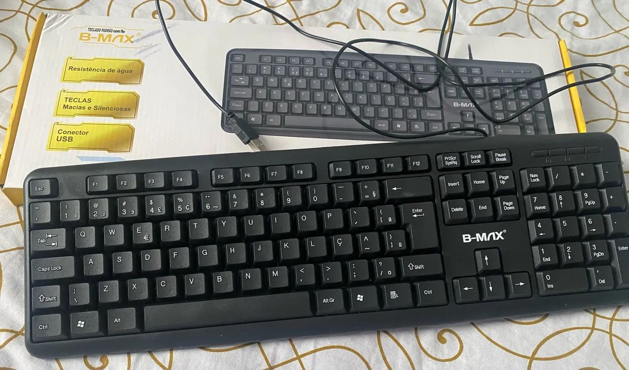 Kit Teclado B-MAX + Mouse Exbom USB - R$ 50 - Foto 2