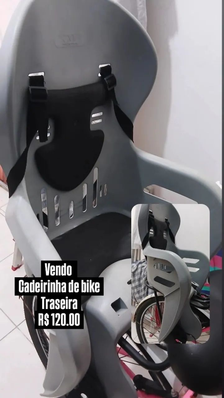 Vendo cadeirinha infantil para bicicleta 