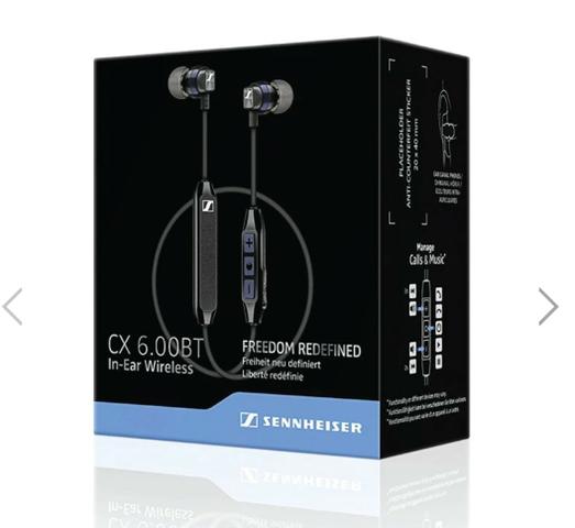 Fone de ouvido Sennheiser cx 6.00bt - Foto 4