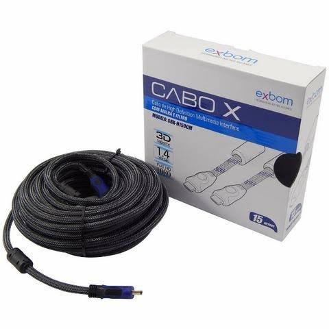 Cabo HDMI com malha  (distribuidora JK eletrônicos, honestidade e qualidade)