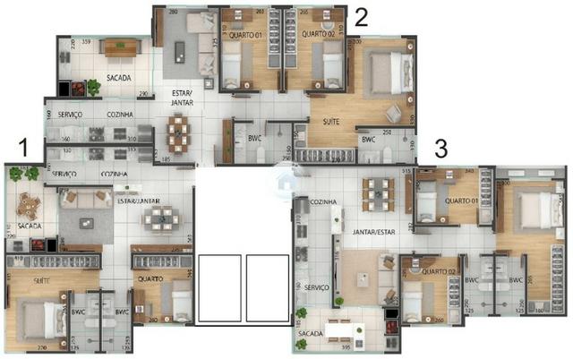 Apartamento à venda, Vila Izabel, 3 dormitórios - Curitiba APT 0187 - Foto 8