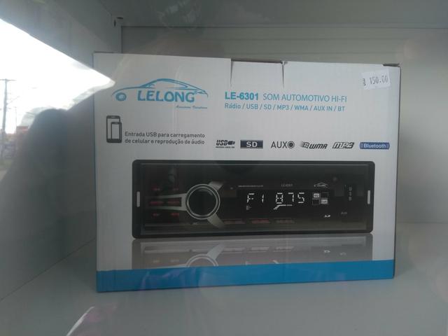 Rádio LELONG SOM AUTOMOTIVO COM BLUETOOTH