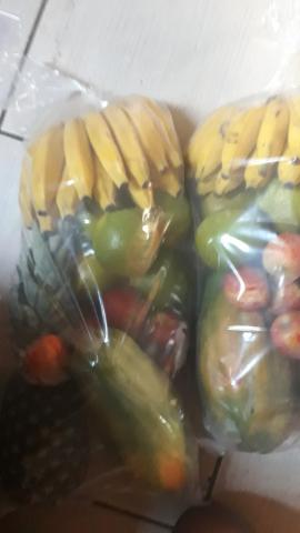 Cesta de verduras e Frutas