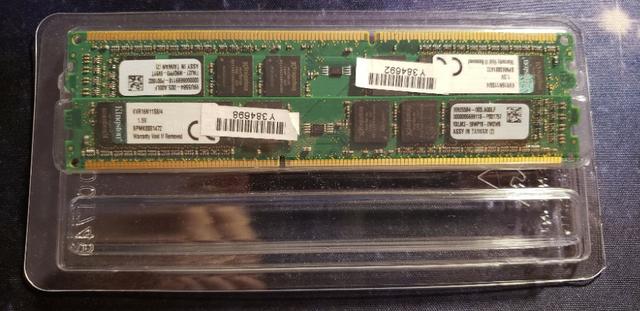 Memórias 8GB Kingston - 2 x 4GB Ddr3 1600MHz desktop - Foto 3