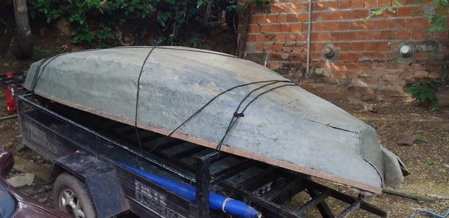 Vendo canoa de fibra - Foto 2