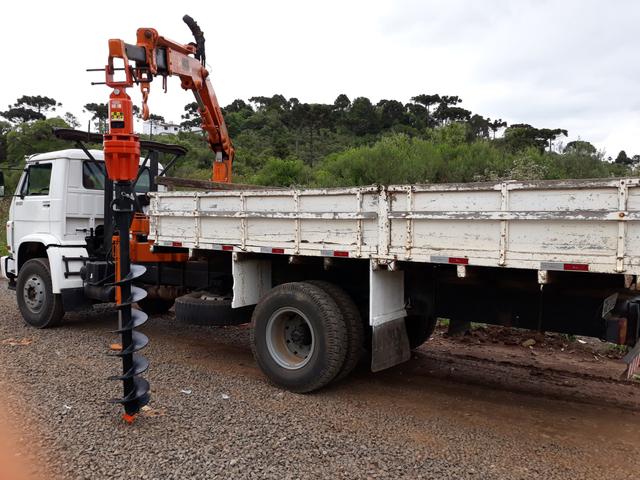 Munck, muck, muque, trado, perfuratriz, vw 13.150, vw, caminhão munck - Foto 5