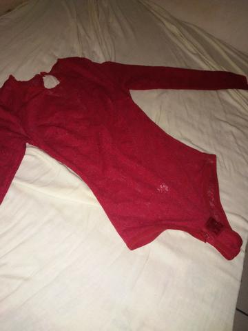 Body vermelho renda - Foto 2