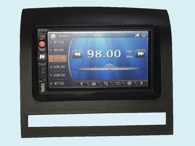 Multimídia Pálio Idéa Siena Strada Duster Sandero Logan Kwid GPS Por Espelhamento Ent USB - Foto 3