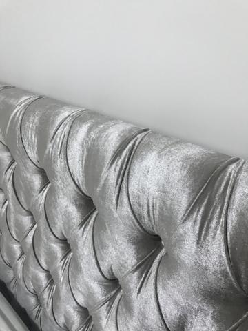 Vendo cabeceira de cama toda em capitonê - Foto 6