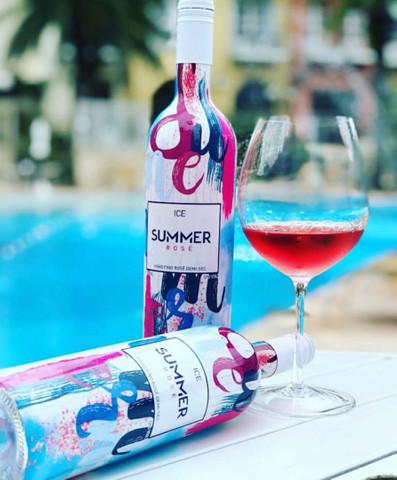 Vinho Rose ice Summer casa motter 750ml