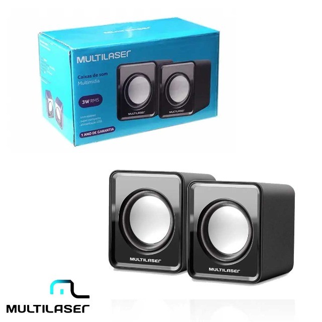Caixa de Som Multimídia P/ Computador Multilaser