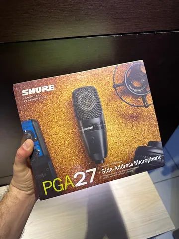 Microfone condensar pga 27 Shure zero 