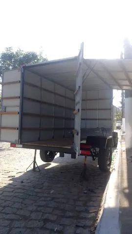 Carretinha Baú fechada, Trailer ACM  1,7x1,22x1,22 ((pronta entrega )) - Foto 6