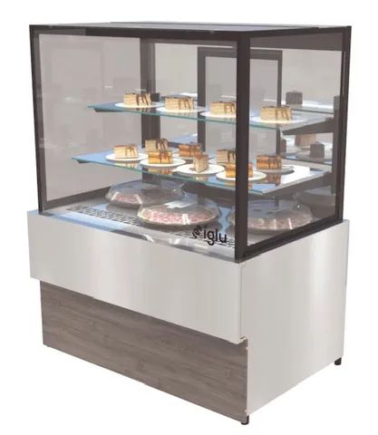 Balcão refrigerado para tortas e sobremesas- linha luxo - marca iglu 