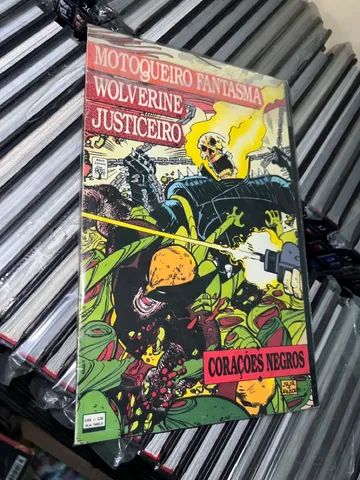 Motoqueiro fantasma Wolverine e Justiceiro 