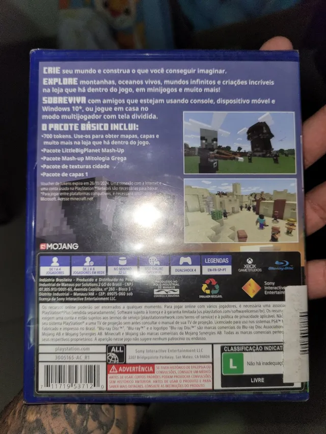 Jogo Minecraft PS4 Playstation - Videogames - Boa Vista, Recife