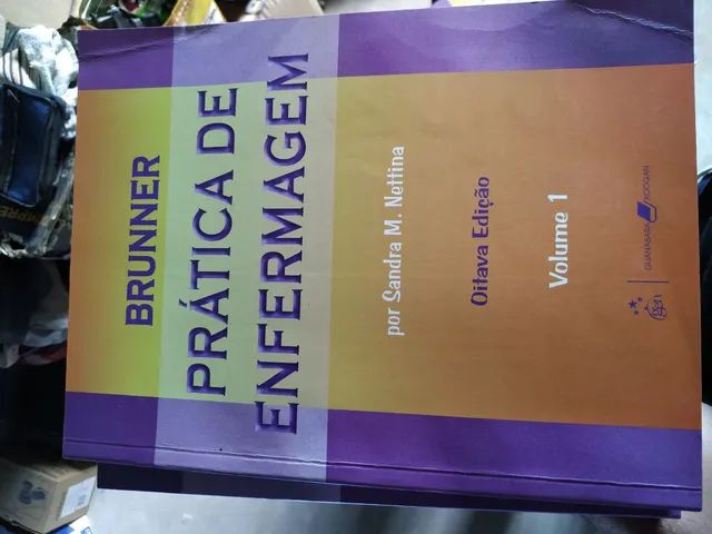 Livros brunner pratica de enfermagem oitava edição 3 volumes 