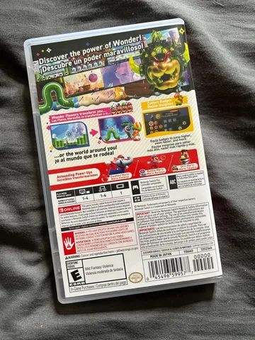 Cartão de jogo Super Mario Bros Wonder Switch, Cartão de jogo para