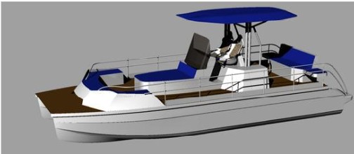 Catamarã WavePierce - Módulo Kit para construção naval
