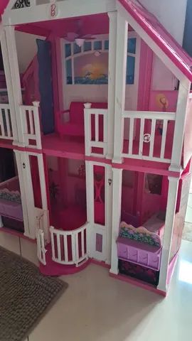 Casinha de Boneca de Madeira Casa de Boneca Sobrado da Barbie