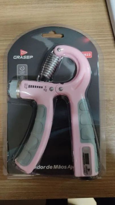 Hand grip fortalecimento do punho rosa