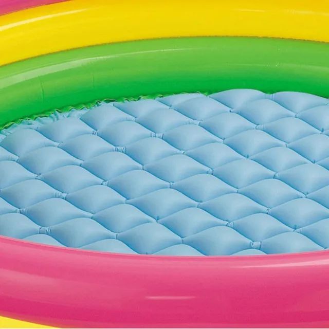 Piscina Infantil Por Do Sol Criança Inflável Acolchoado - Foto 2