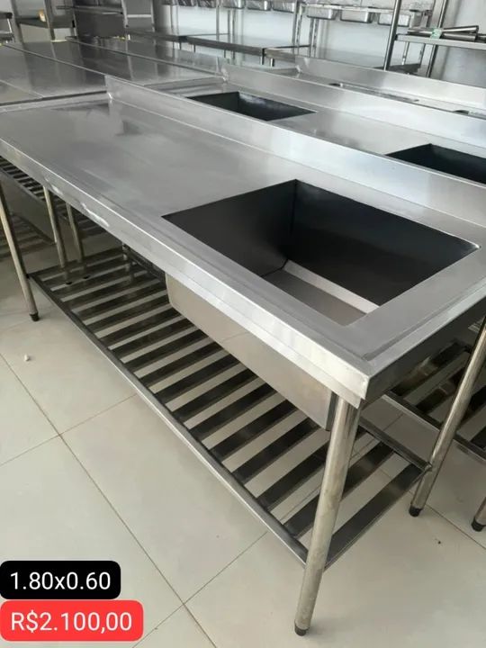 Pia inox 1.80 Metros...