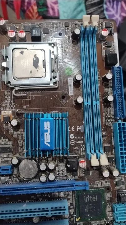 Placa mae ddr3 ,775 ,somente a placa - Foto 2