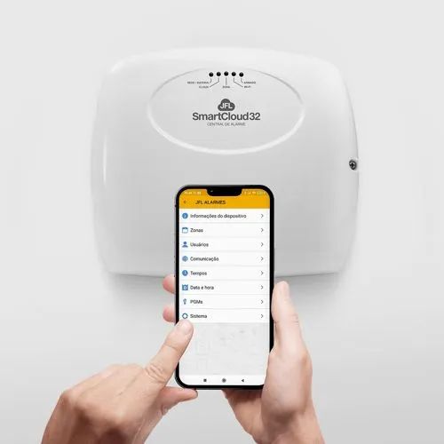 Kit Alarme Residencial JFL SmartCloud 32 - 6 Sensores - Foto 2