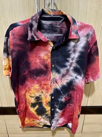 Camisa Voscose Tie Dye - Foto 3