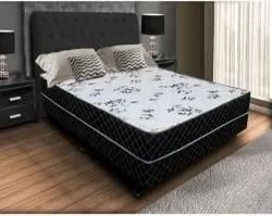 cama box base conjugado com colchão fixo casal 