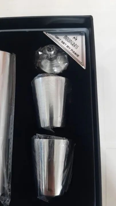 Kit Cantil Jackie Daniels Prateado Alto Relevo