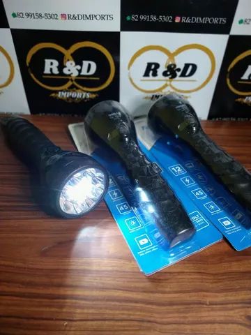 Entrega grátis / Lanterna recarregável,com 12 leds