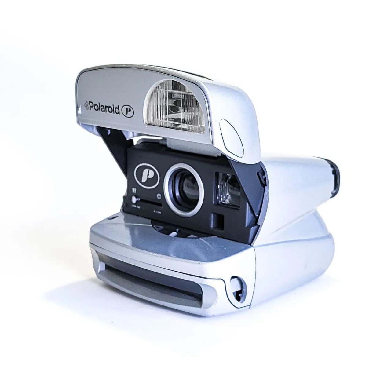 Câmera analógica instantânea Polaroid 600 Silver