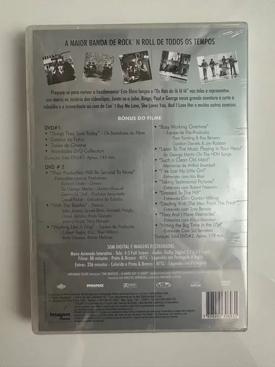 DVD Beatles - A Hard Day's Night - Edição Especial - Foto 2