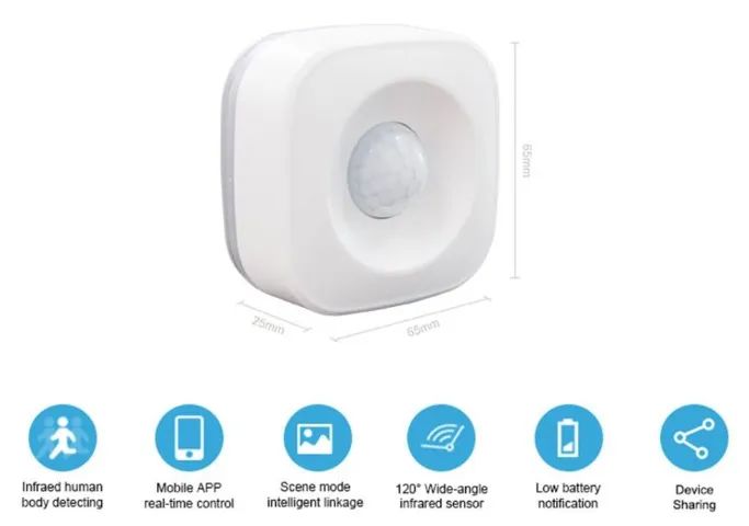 Sensor De Movimento Presença Wifi Ir Pir Smart Tuya Alexa Arduino Automação COD-AM485  - Foto 2