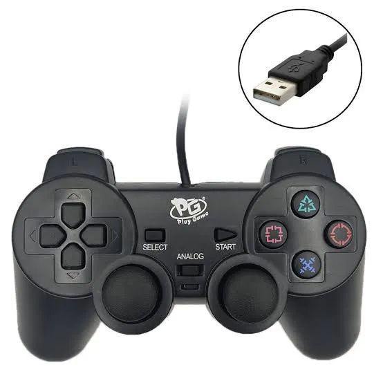 Controle PS2 DualShock USB 