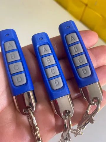 Controle para motor de portão de garagem cor rosa, azul e preto entregamos codificado - Foto 2