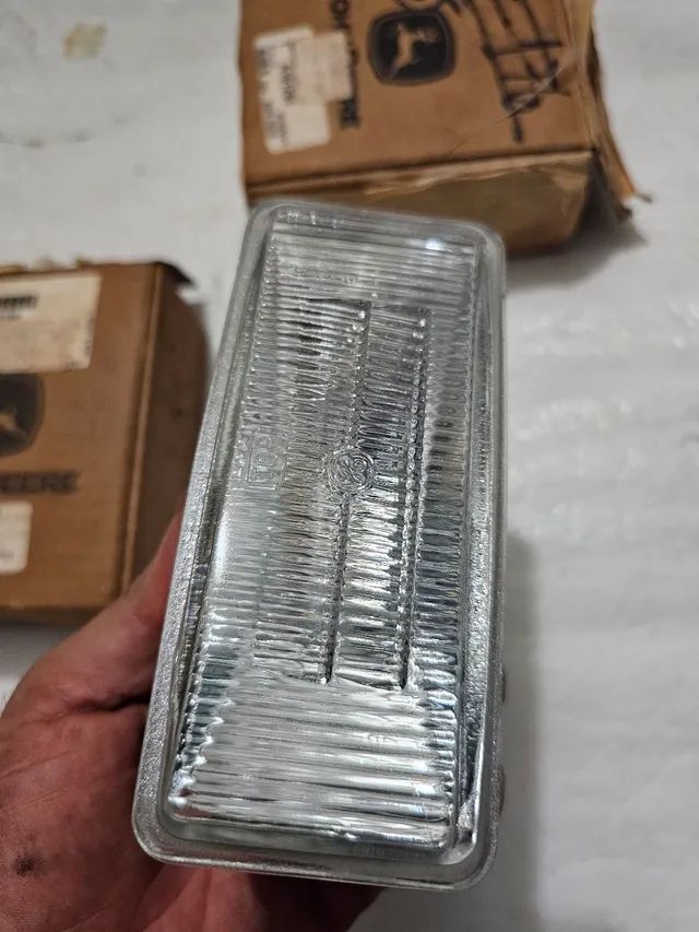 John deere lâmpada farol sealed beam 12v novo original - Foto 5