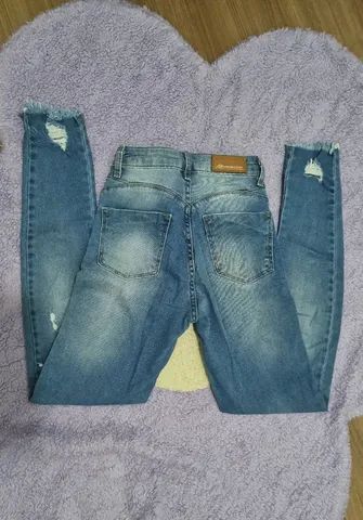 Calça  Jeans skynny nº 34 usada 1 vez - Foto 2