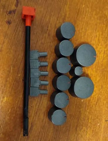 Kit De Botões Polyvox Polysistem 950m | Apenas Os Knobs