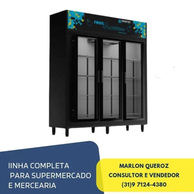 Refrigerador Auto Serviço Ormifrio 3 Portas